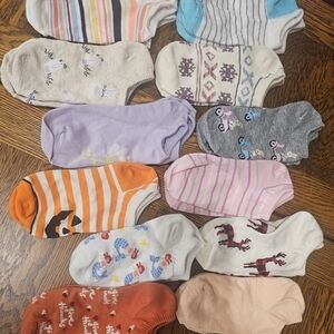NWOT Old Navy And KONY Women's Colorful Ankle Socks Set, 31 Pairs All Brand New!